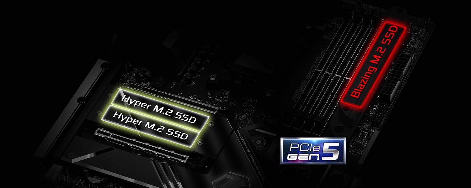 PCIe Gen5 Blazing M.2